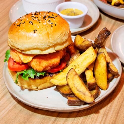 HAMBURGUESA POLLO CRISPY